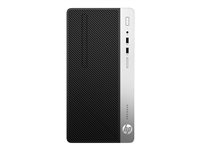 HP ProDesk 400 G6 - micro-tour - Core i5 9500 3 GHz - 4 Go - SSD 256 Go - Français 7PH82EA#ABF