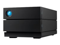 LaCie 2big RAID STHJ28000800 - Baie de disques - 28 To - 2 Baies - HDD 14 To x 2 - USB 3.1 Gen 2 (externe) - avec Plan de service de récupération des données d'une durée de 5 ans STHJ28000800