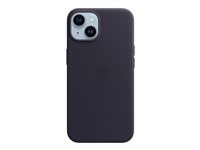 Apple - Coque de protection pour téléphone portable - compatibilité avec MagSafe - cuir - encre - pour iPhone 14 MPP63ZM/A