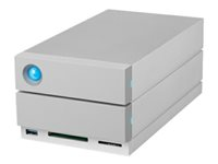 LaCie 2big Dock Thunderbolt 3 - Baie de disques - 12 To - 2 Baies (SATA-600) - HDD 6 To x 2 - USB 3.1, Thunderbolt 3 (externe) STGB12000400