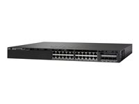 Cisco Catalyst 3650-24TD-L - Commutateur - Géré - 24 x 10/100/1000 + 2 x 10 Gigabit SFP+ - de bureau, Montable sur rack WS-C3650-24TD-L