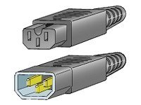 Cisco Jumper - Câble d'alimentation - IEC 60320 C15 pour IEC 60320 C14 - 69 cm - pour Catalyst 9200L, 9300L; MDS 9020, 9120, 9140, 9216, 9216A, 9216i CAB-C15-CBN=
