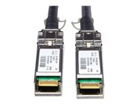 Cisco SFP+ Copper Twinax Cable - Câble à attache directe - SFP+ pour SFP+ - 5 m - twinaxial - SFF-8436/IEEE 802.3ae - pour 250 Series; Catalyst 2960, 2960G, 2960S, ESS9300; Nexus 93180, 9336, 9372; UCS 6140, C4200 SFP-H10GB-CU5M=