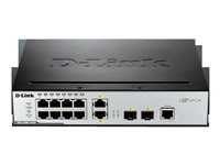 D-Link DGS 3000-10TC - Commutateur - Géré - 8 x 10/100/1000 + 2 x SFP Gigabit combiné - Ordinateur de bureau, Montable sur rack DGS-3000-10TC