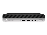 HP ProDesk 400 G5 - mini bureau - Core i3 9100T 3.1 GHz - 8 Go - SSD 256 Go - Français 7EM40EA#ABF