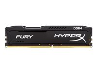 HyperX FURY - DDR4 - 8 Go - DIMM 288 broches - 2666 MHz / PC4-21300 - CL16 - 1.2 V - mémoire sans tampon - non ECC - noir HX426C16FB2/8