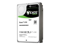 Seagate Exos X10 ST10000NM0206 - Disque dur - 10 To - interne - 3.5" - SAS 12Gb/s - 7200 tours/min - mémoire tampon : 256 Mo ST10000NM0206