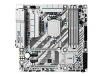 MSI B250M MORTAR ARCTIC - Carte-mère - micro ATX - Socket LGA1151 - B250 - USB 3.1 Gen 1, USB-C Gen1 - Gigabit LAN - carte graphique embarquée (unité centrale requise) - audio HD (8 canaux) B250M MORTAR ARCTIC