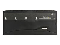 StarTech.com Switch KVM PS/2 VGA à 4 ports avec câbles - Kit commutateur écran clavier souris - 1920 x 1440 - Noir - Commutateur KVM - 4 x KVM port(s) - 1 utilisateur local - de bureau - pour P/N: SVECON6 SV411K