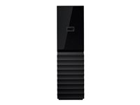 WD My Book WDBBGB0080HBK - Disque dur - chiffré - 8 To - externe (de bureau) - USB 3.0 - AES 256 bits - noir WDBBGB0080HBK-EESN