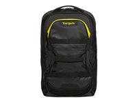 Targus Work + Play Fitness - Sac à dos pour ordinateur portable - 15.6" - noir, jaune TSB944EU