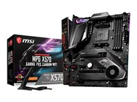 MSI MPG X570 GAMING PRO CARBON WIFI - Carte-mère - ATX - Socket AM4 - AMD X570 Chipset - USB-C Gen2, USB 3.2 Gen 1, USB 3.2 Gen 2 - Bluetooth, Gigabit LAN, Wi-Fi 6 - carte graphique embarquée (unité centrale requise) - audio HD (8 canaux) MPG X570 GAMING PRO CARBON WIFI