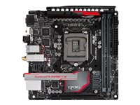 ASUS MAXIMUS VIII IMPACT - Carte-mère - mini ITX - Socket LGA1151 - Z170 Chipset - USB 3.0, USB 3.1, USB-C - Bluetooth, Gigabit LAN, Wi-Fi - carte graphique embarquée (unité centrale requise) - audio HD (6 canaux) 90MB0NS0-M0EAY0