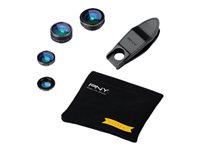 PNY 4-IN-1 Lens - kit de lentilles de conversion LNS-4N1-02-AP