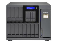 QNAP TS-1677X - Serveur NAS - 16 Baies - SATA 6Gb/s - RAID 0, 1, 5, 6, 10, 50, JBOD, 60 - RAM 16 Go - Gigabit Ethernet / 10 Gigabit Ethernet - iSCSI TS-1677X-1700-16G