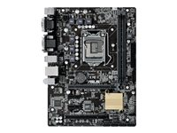 ASUS H110M-C/CSM - Carte-mère - micro ATX - Socket LGA1151 - H110 - USB 3.0 - Gigabit LAN - carte graphique embarquée (unité centrale requise) - audio HD (8 canaux) H110M-C/CSM