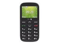 DORO 1361 - Téléphone de service - double SIM - RAM 8 Mo - microSD slot - Écran LCD - 240 x 320 pixels - rear camera 2 MP - noir 7383