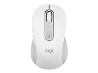 Logitech Signature M650 L LEFT - Souris - grande taille - pour gauchers - optique - 5 boutons - sans fil - Bluetooth, 2.4 GHz - récepteur USB Logitech Logi Bolt - blanc cassé 910-006240