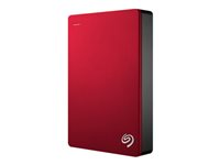 Seagate Backup Plus STDR5000203 - Disque dur - 5 To - externe (portable) - USB 3.0 - rouge STDR5000203