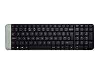 Logitech Wireless Keyboard K230 - Clavier - sans fil - 2.4 GHz - français - noir 920-003328