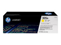 HP 305A - Jaune - originale - LaserJet - cartouche de toner (CE412AC) Contract - pour LaserJet Pro 300 color M351a, 300 color MFP M375nw, 400 color M451, 400 color MFP M475 CE412AC