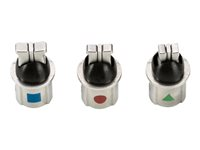 Kensington Replacement Lock Head Tips for Universal 3-in-1 Laptop Lock - Têtes de serrure de sécurité - pour P/N: K60615WW, K62316WW, K62317WW, K62318WW, K62319EUM, K62319M K62315WW