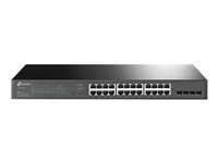 TP-Link JetStream TL-SG2428P - Commutateur - intelligent - 24 x 10/100/1000 (PoE+) + 4 x SFP - Montable sur rack - PoE+ (250 W) TL-SG2428P