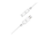 Just Green - Câble USB - USB (M) pour 24 pin USB-C (M) - 3 A - 2 m - blanc JGCBLAC2MW