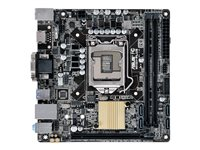 ASUS H110I-PLUS - Carte-mère - mini ITX - Socket LGA1151 - H110 - USB 3.0 - Gigabit LAN - carte graphique embarquée (unité centrale requise) - audio HD (8 canaux) 90MB0PX0-M0EAY0