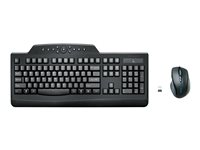 Kensington Pro Fit Wireless Desktop Set - Ensemble clavier et souris - sans fil - 2.4 GHz - Français - noir K72338FRA