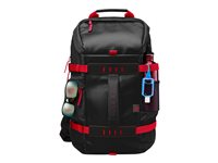 HP Odyssey - Sac à dos pour ordinateur portable - 15.6" - noir, rouge - pour Chromebook 14; Chromebook x360; ENVY x360; Pavilion 15; Pavilion Gaming 15; Spectre x360 X0R83AA#ABB