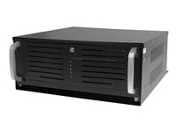 StarTech.com 4U Vertical Wall-Mount Server Rack Enclosure - 18.9in deep - 2 Post - 61lb - 19in Low Profile Steel Network Equipment Cabinet (RK419WALVO) - Rack - montable sur mur - noir - 4U - 19" RK419WALVO