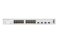 Zyxel Nebula NSW200-28P - Commutateur - Géré - 24 x 10/100/1000 (PoE) + 4 x SFP+ 10 Go (liaison montante) - Montable sur rack - PoE (375 W) NSW200-28P-EU0101F