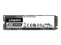 Kingston KC2500 - SSD - chiffré - 500 Go - interne - M.2 2280 - PCIe 3.0 x4 (NVMe) - 256-bit AES-XTS - Self-Encrypting Drive (SED), TCG Opal Encryption 2.0 SKC2500M8/500G