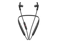 Jabra Evolve 65e MS - Écouteurs avec micro - intra-auriculaire - montage derrière le cou - Bluetooth - sans fil - USB - isolation acoustique 6599-623-109