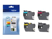 Brother LC3219XL Value Pack - Pack de 4 - XL - noir, jaune, cyan, magenta - original - cartouche d'encre - pour Brother MFC-J5330, J5335, J5730, J5930, J6530, J6935; Business Smart Pro MFC-J6930 LC3219XLVAL