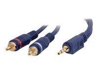 C2G Velocity - Câble audio - RCA mâle pour mini jack stéréo mâle - 1 m - blindé 80273