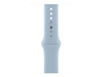 Apple - Bracelet pour montre intelligente - 45 mm - M/L (s'adapte aux poignets de 160 - 210 mm) - bleu clair MWMV3ZM/A