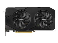 ASUS DUAL-RTX2060-A6G-EVO - Advanced Edition - carte graphique - GF RTX 2060 - 6 Go GDDR6 - PCIe 3.0 x16 - DVI, 2 x HDMI, DisplayPort 90YV0CH3-M0NA00