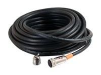 C2G RapidRun Multi-Format Runner Cable - CMG-rated - Câble vidéo/audio - connecteur MUVI femelle pour connecteur MUVI femelle - 22.9 m - noir 87112