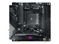 ASUS ROG Strix X570-I Gaming - Carte-mère - mini ITX - Socket AM4 - AMD X570 Chipset - USB-C Gen2, USB 3.2 Gen 1, USB 3.2 Gen 2 - Bluetooth, Gigabit LAN, Wi-Fi 6 - carte graphique embarquée (unité centrale requise) - audio HD (8 canaux) 90MB1140-M0EAY0