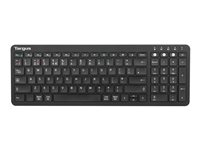 Targus - Clavier - antimicrobienne - sans fil - Bluetooth 5.1 - QWERTY - R.-U. - noir AKB863UK