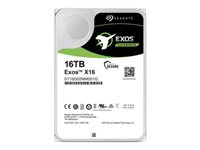 Seagate Exos X16 ST16000NM004G - Disque dur - chiffré - 16 To - interne - SAS 12Gb/s - 7200 tours/min - mémoire tampon : 256 Mo - Self-Encrypting Drive (SED) ST16000NM004G