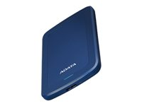 ADATA HV300 - Disque dur - 5 To - externe (portable) - USB 3.1 - AES 256 bits - bleu AHV300-5TU31-CBL