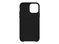 LifeProof WAKE - Coque de protection pour téléphone portable - plastique recyclé d'origine marine - noir, modèle d'onde douce - pour Apple iPhone 12, 12 Pro 77-65446