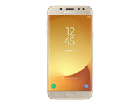 Samsung Galaxy J5 (2017) - 4G smartphone - RAM 2 Go / Mémoire interne 16 Go - microSD slot - écran OEL - 5.2" - 1280 x 720 pixels - rear camera 13 MP - front camera 13 MP - or SM-J530FZDAXEF