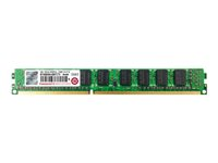 Transcend - DDR3L - module - 8 Go - DIMM 240 broches Profil très bas - 1600 MHz / PC3L-12800 - CL11 - 1.35 / 1.5 V - mémoire sans tampon - ECC TS1GLK72W6HL