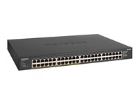 NETGEAR GS348PP - Commutateur - non géré - 48 x 10/100/1000 (24 PoE+) - de bureau, Montable sur rack - PoE+ (380 W) GS348PP-100EUS