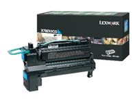 Lexmark - À rendement extrêmement élevé - cyan - original - cartouche de toner LRP - pour Lexmark XS796de, XS796dte 24B5832