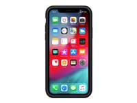 Apple Smart - Boîtier de batterie pour téléphone portable - silicone - noir - pour iPhone XS MRXK2ZM/A